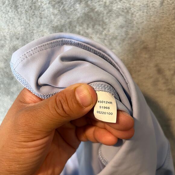 Spanx Leggings Booty Boost Active Full Length Compression 50124 XL‎ Baby Blue - Picture 6 of 6